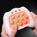 Beckett Push Popper game featuring colorful plastic poppers in a playful 2D design ideal for children and party fun.
