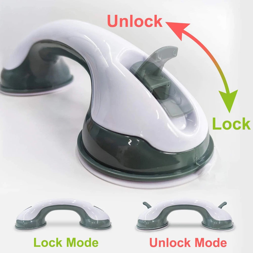 Anti-Slip Suction Grab Bar — Heavy-Duty Bathroom Safety Handle