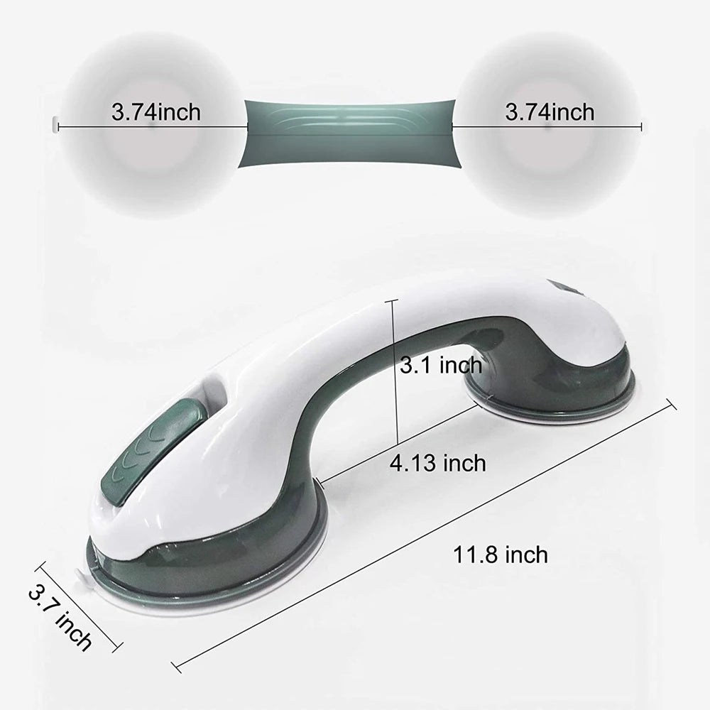 Anti-Slip Suction Grab Bar — Heavy-Duty Bathroom Safety Handle