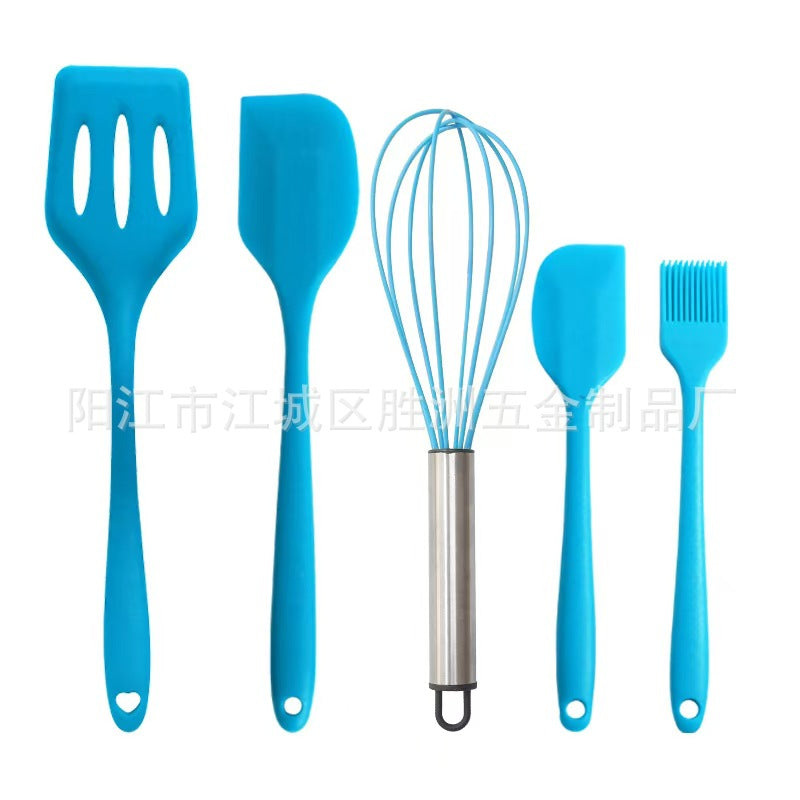 Silicone Kitchen Utensils 5-Piece Set