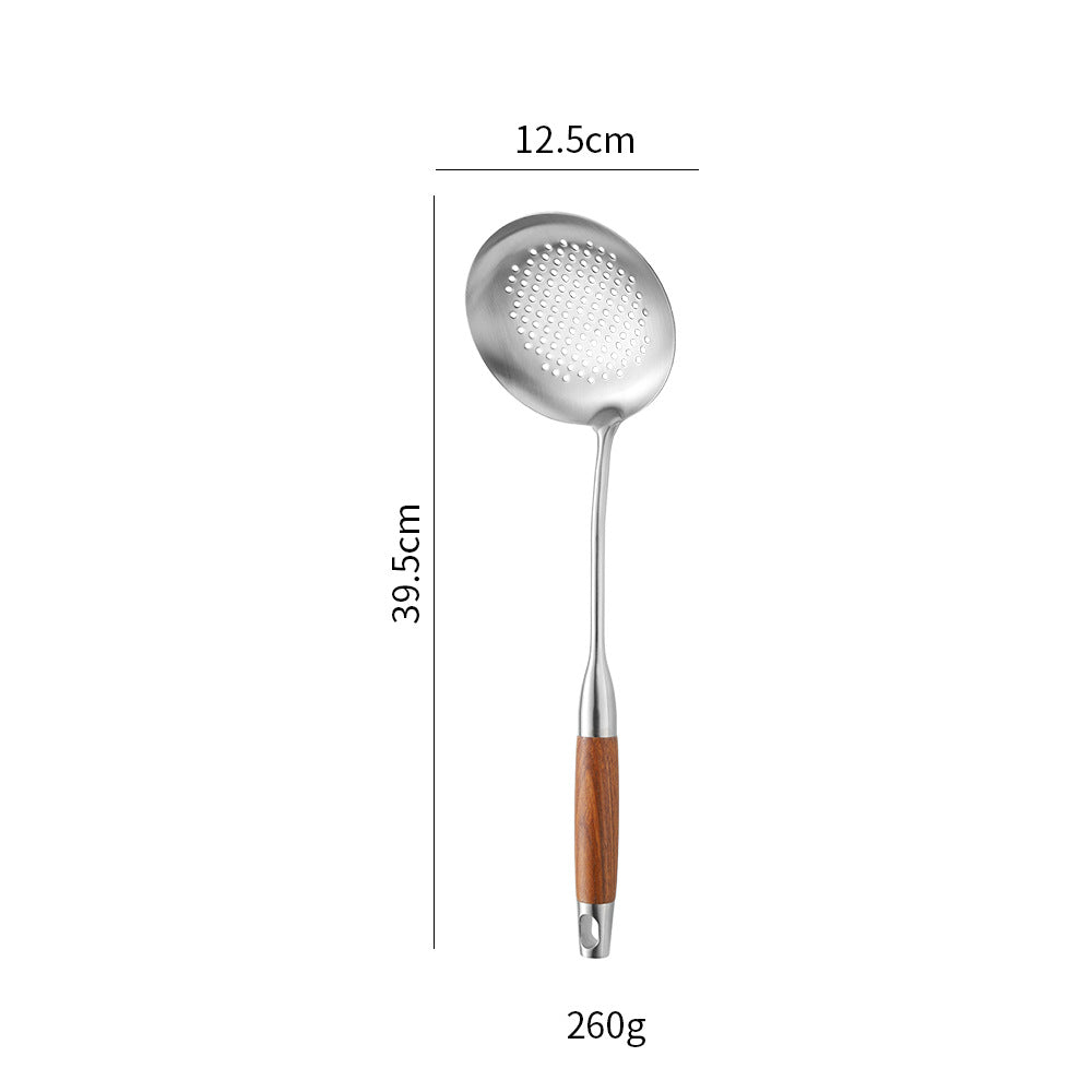 Stainless Steel Kitchen Utensils with Wooden Handle