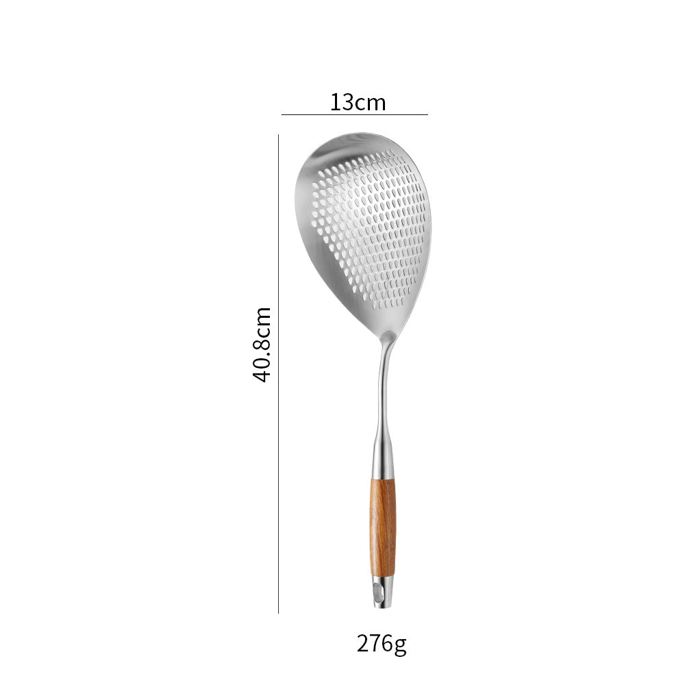 Stainless Steel Kitchen Utensils with Wooden Handle
