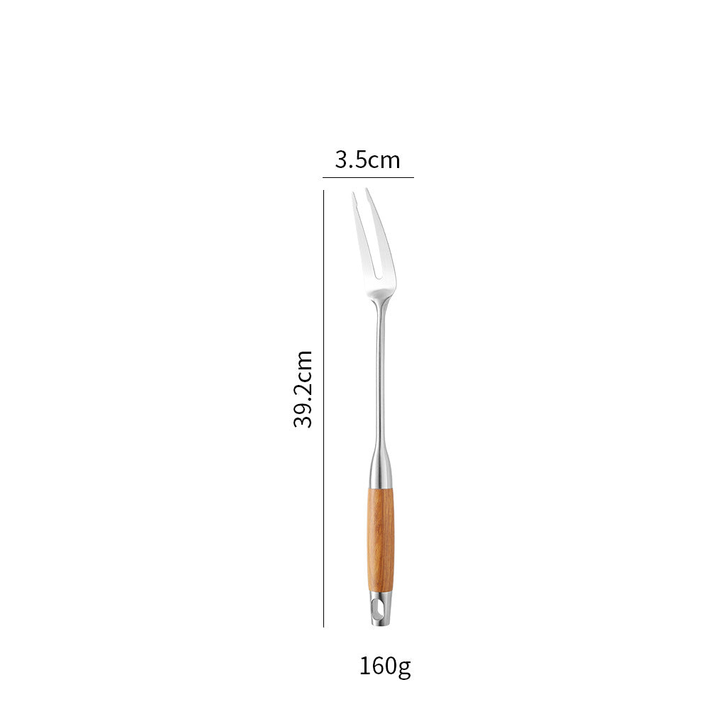 Stainless Steel Kitchen Utensils with Wooden Handle