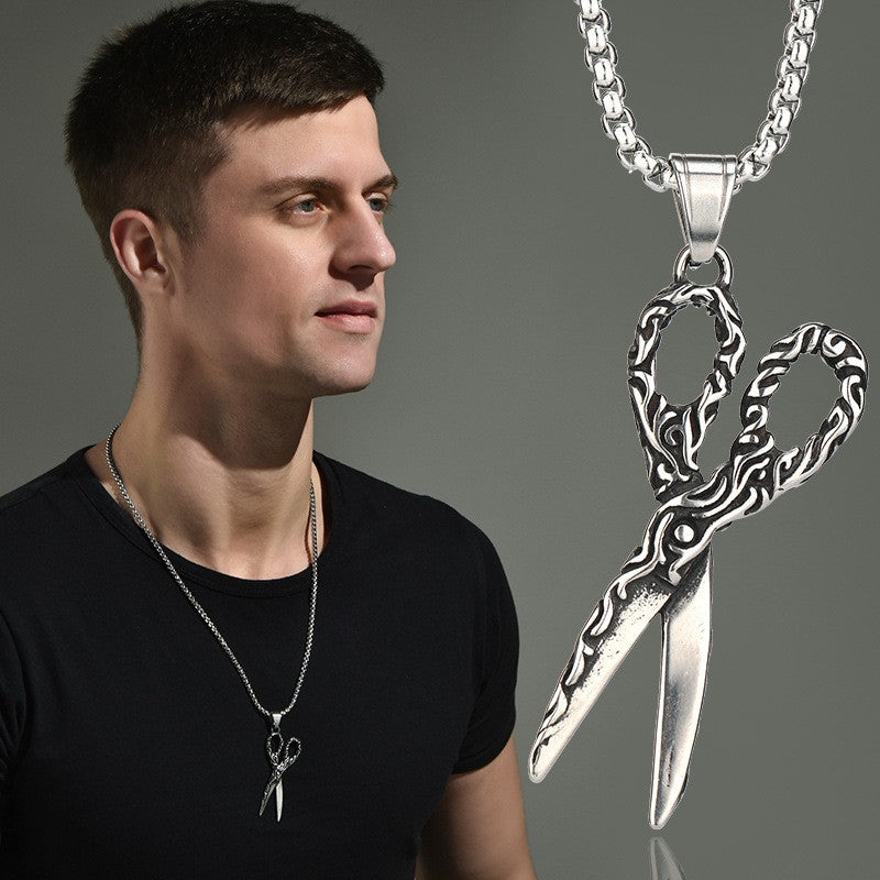 Men's Titanium Steel Pendant Necklace