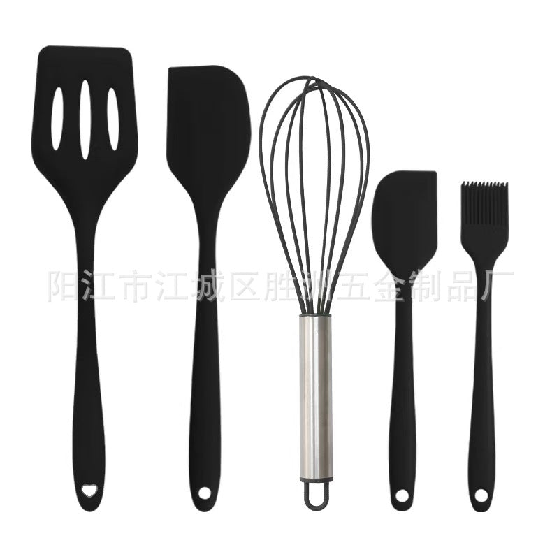 Silicone Kitchen Utensils 5-Piece Set