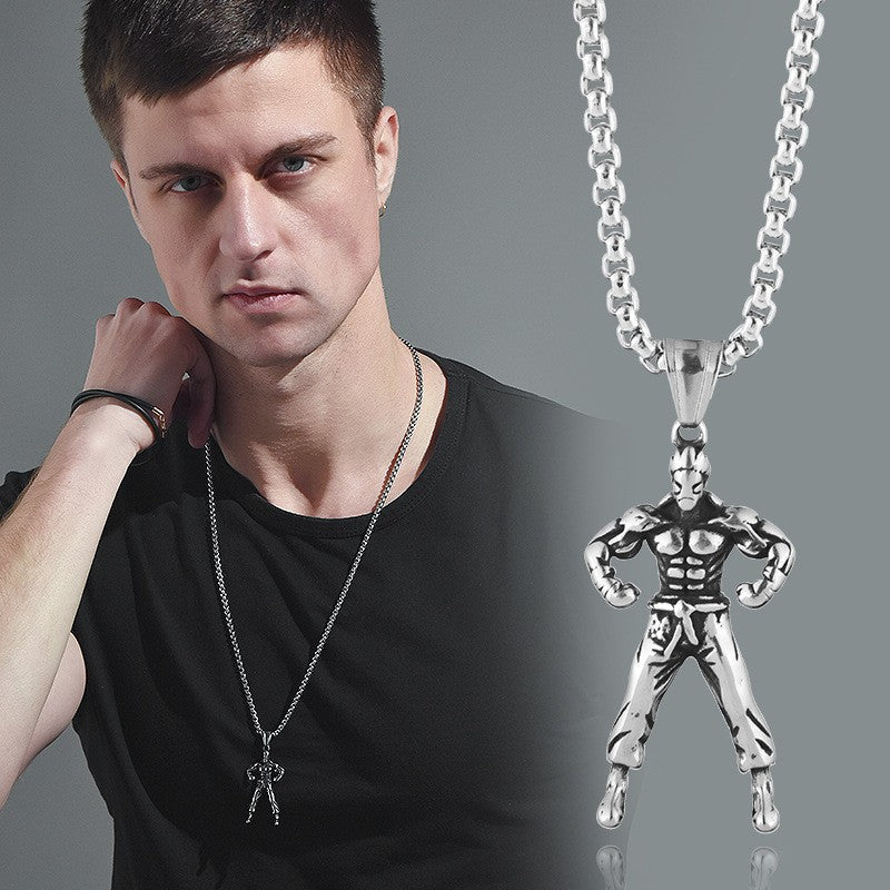 Men's Titanium Steel Pendant Necklace