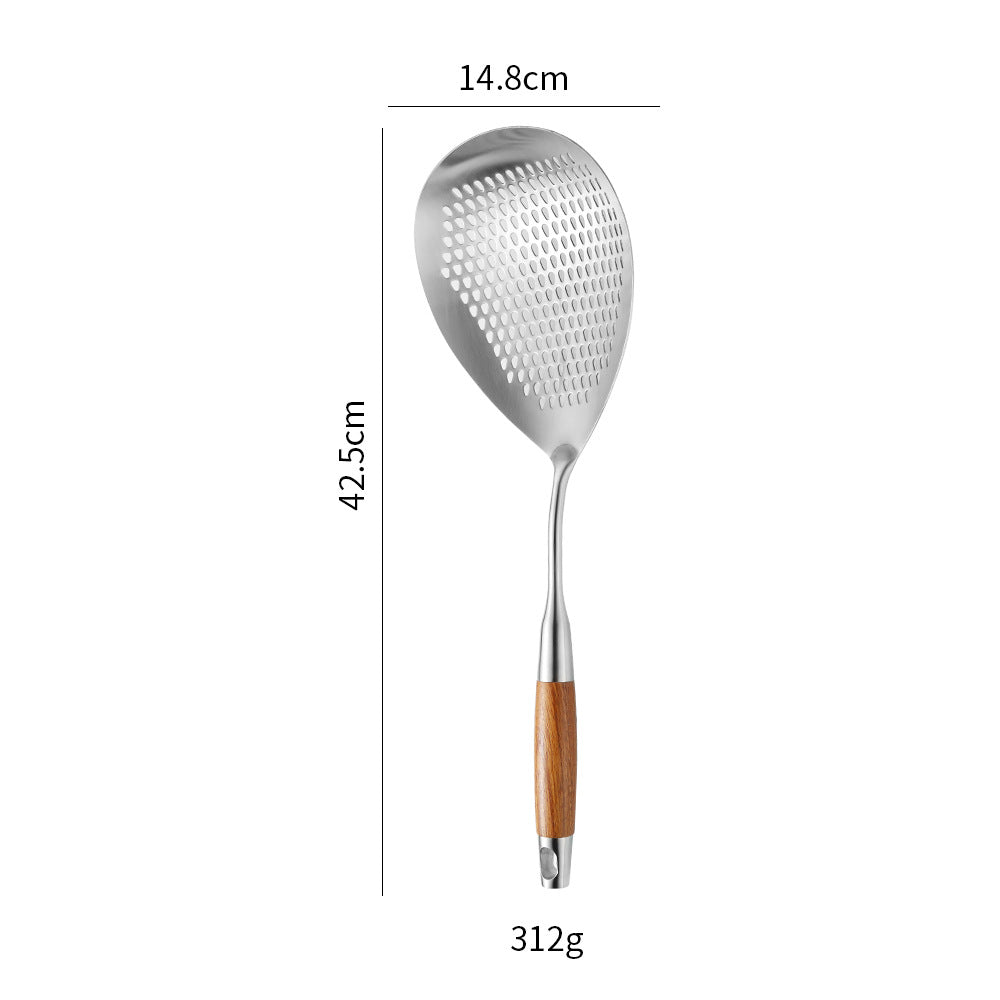 Stainless Steel Kitchen Utensils with Wooden Handle