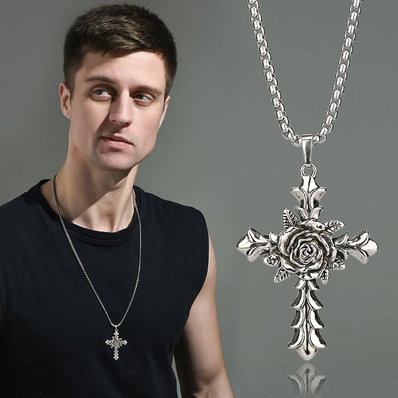 Men's Titanium Steel Pendant Necklace