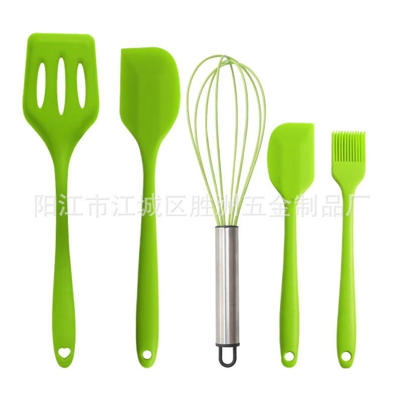 Silicone Kitchen Utensils 5-Piece Set