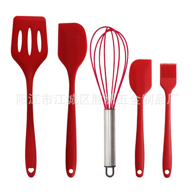 Silicone Kitchen Utensils 5-Piece Set