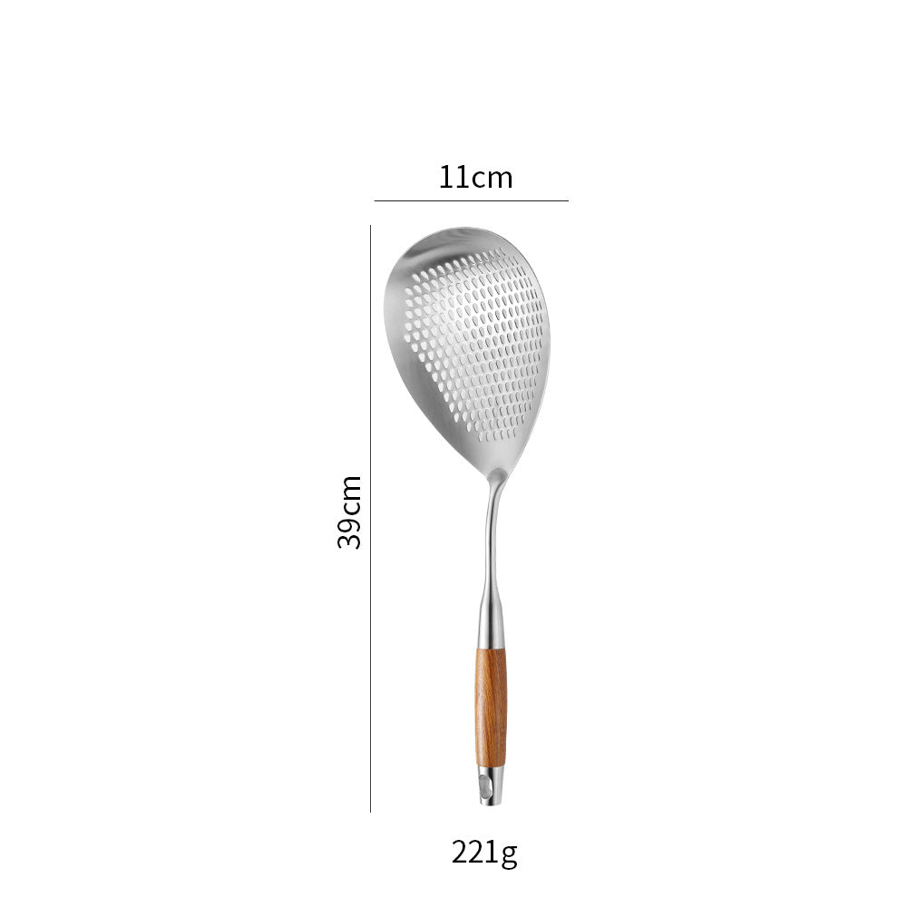 Stainless Steel Kitchen Utensils with Wooden Handle