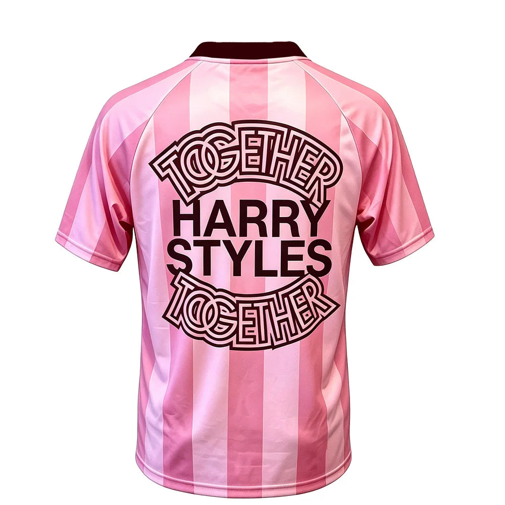 Harry Styles Amsterdam Merch Soccer Jersey — Unisex V-Neck T- shirt