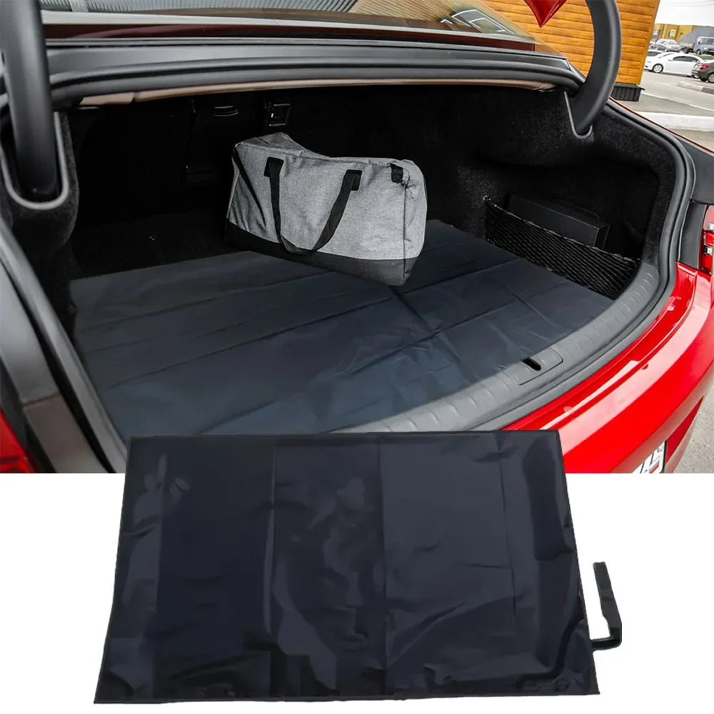 Waterproof Car Boot Mat – Universal Fit SUV Cargo Liner & Pet Mat