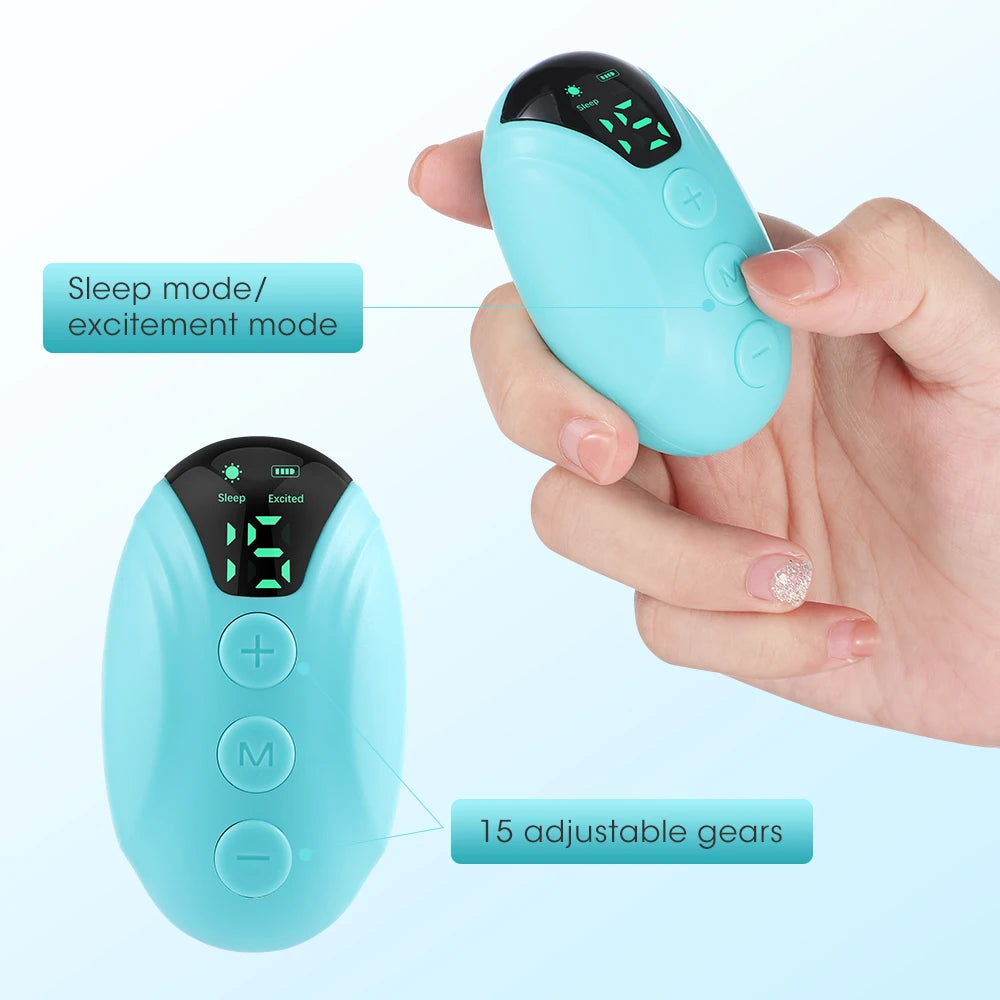 Handheld Sleep Aid Device — EMS Micro-Current Therapy for Insomnia & Anxiety Relief