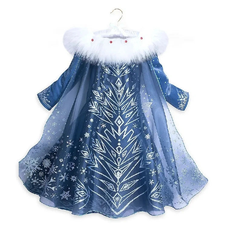 Girls Princess Dress – Elsa Snow Queen