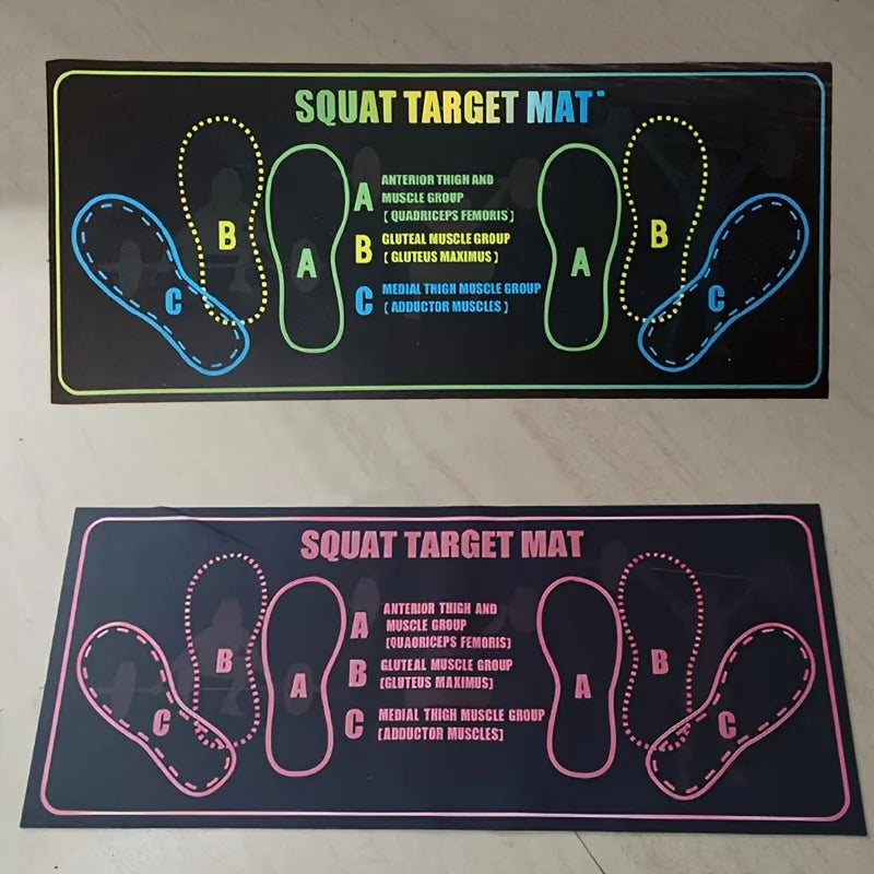 Home Sweet Home anti-slip squat pad set with non-slip training mats, ideal for home and gym workouts.