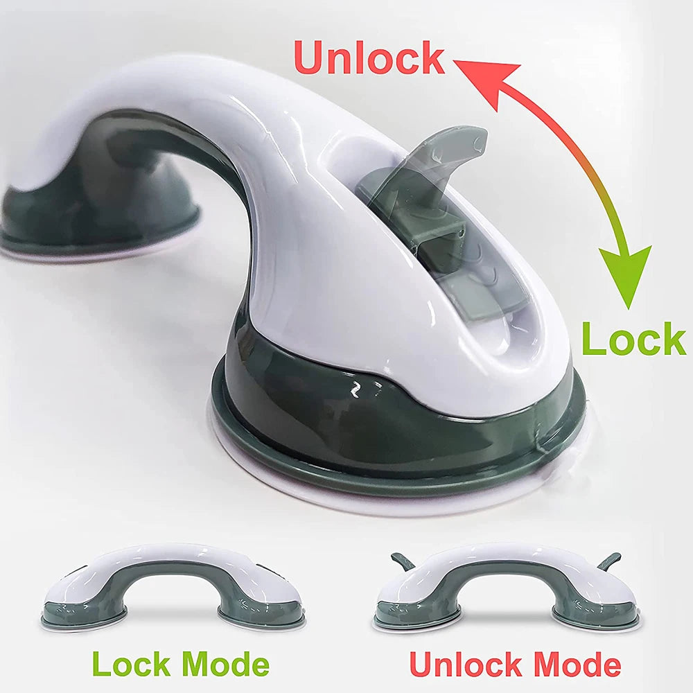 Anti-Slip Suction Grab Bar — Heavy-Duty Bathroom Safety Handle