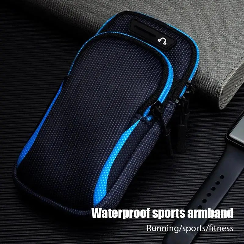 Waterproof Running Phone Armband — Universal Fitness Arm Holder