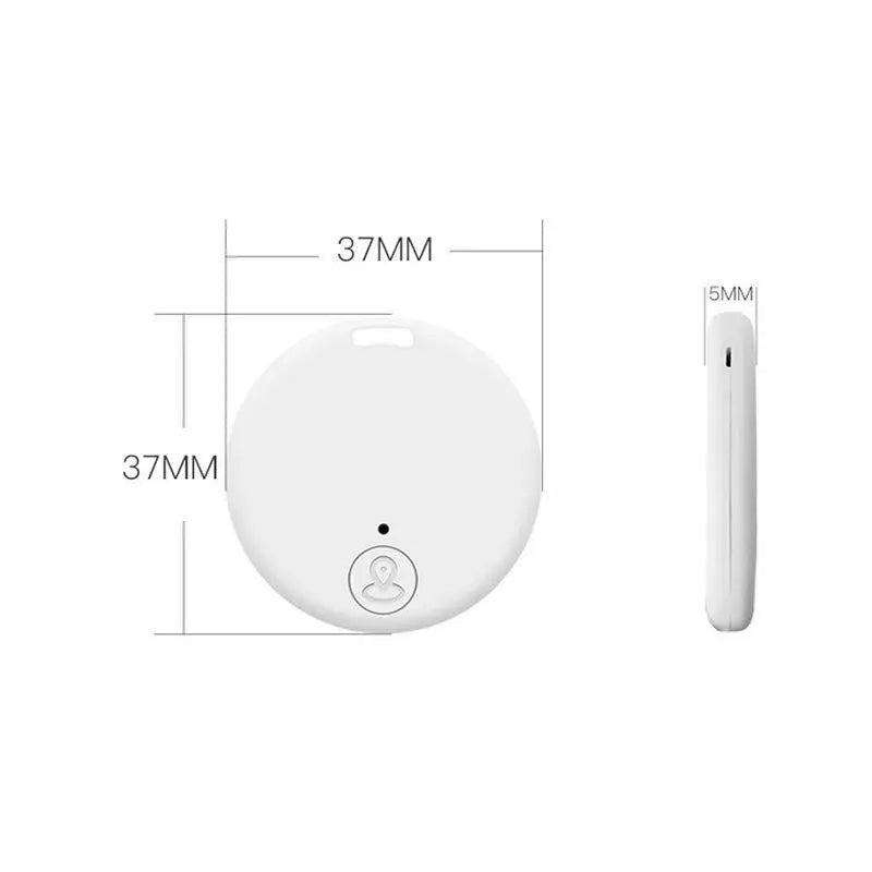 Home Sweet Home Bluetooth key finder and item tracker with compact design and keyring attachment for easy locating valuables.
