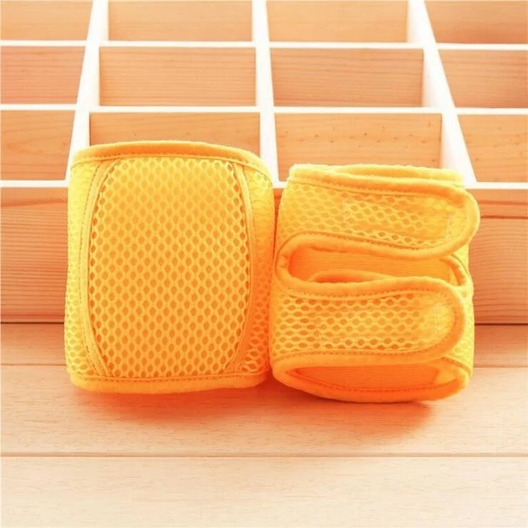 Baby Knee Pads & Leg Warmers — Crawling Protector for Infants & Toddlers ONLY Green LEFT