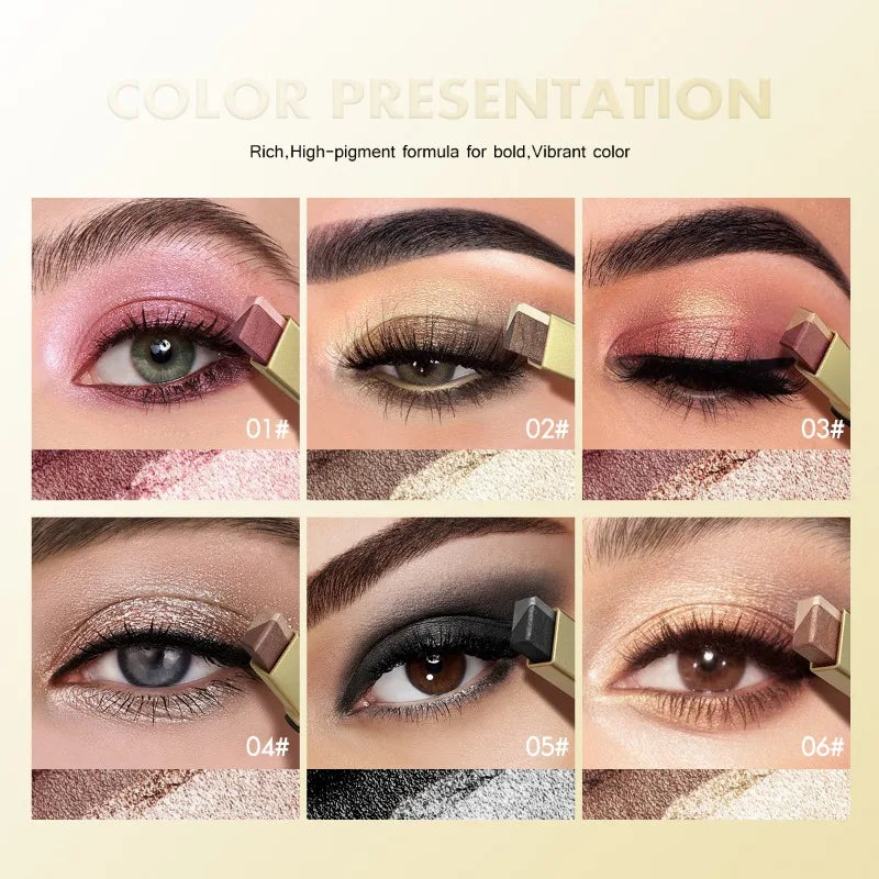 Double Colour Eyeshadow Stick Glitter Highlight Shadow Stick