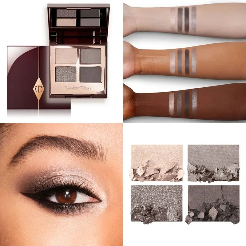 Collagen Lip Gloss & Eyeshadow Palette Set | Long-Lasting Matte & Hydrating Makeup