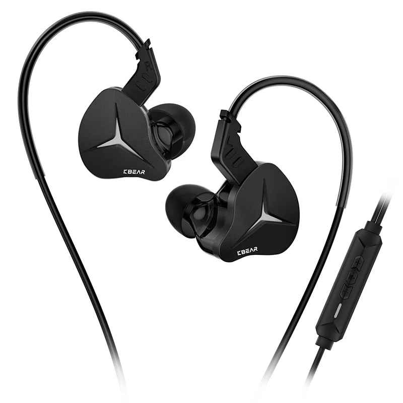 KBEAR Venus USB-C wired earphones with sleek design and in-ear speakers, connected by a durable cable, for high-quality audio.