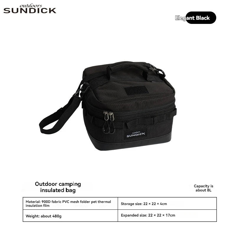 Large insulated picnic cooler bag by Home Sweet Home with sturdy handles and spacious interior for keeping food and drinks cold.