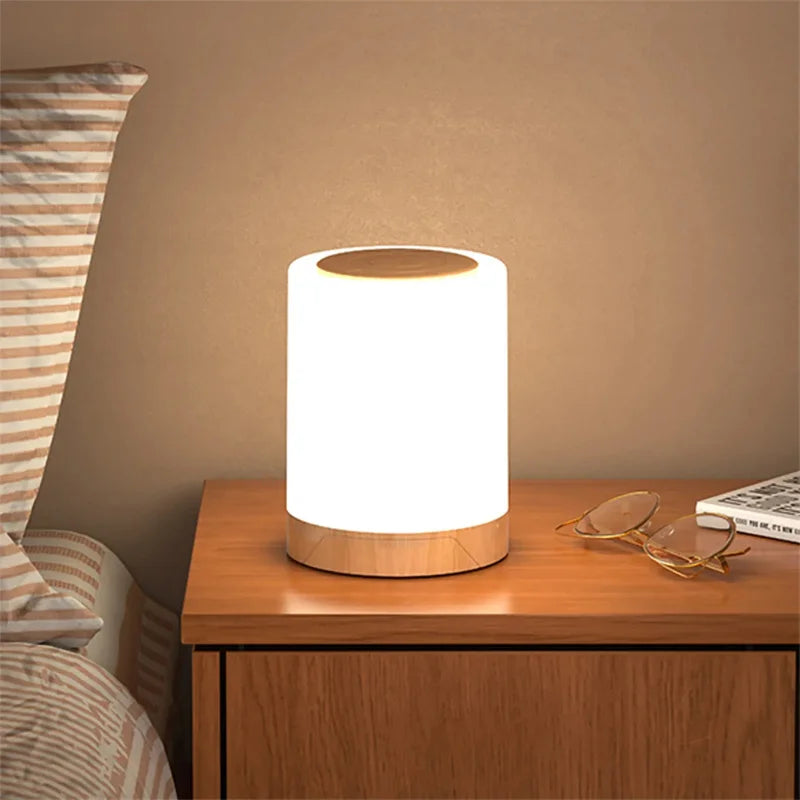 Smart LED Night Light | Touch Control RGB Table Lamp