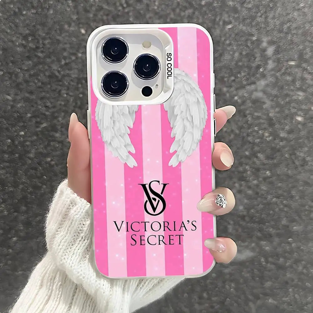 Victoria's Secret Inspired Slim Shockproof iPhone Case | iPhone 11–17 Pro Max