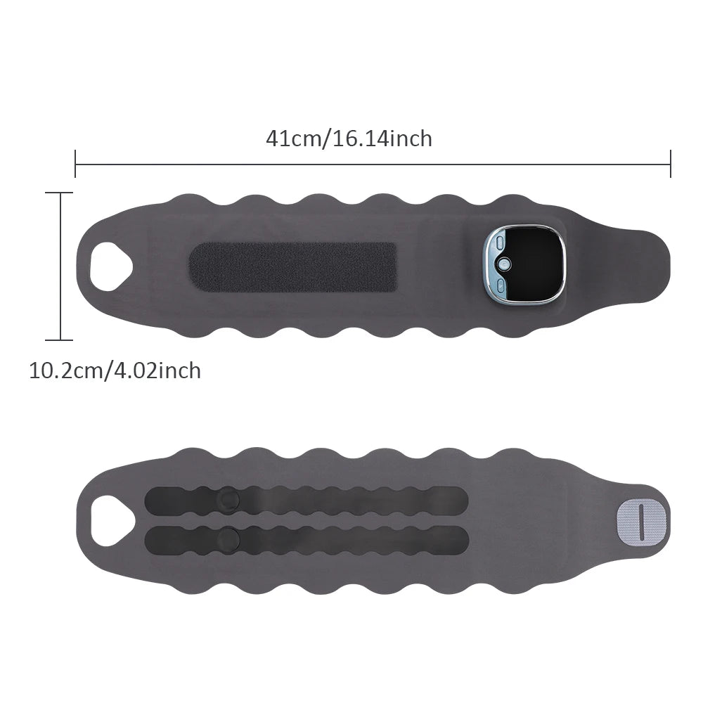 EMS Heating Wrist Massager – Cordless Thermal Massage Brace with Voice Prompts