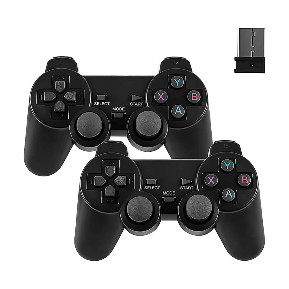 2.4G Wireless Game Controller — Plug & Play Joystick for Retro Consoles & Android TV