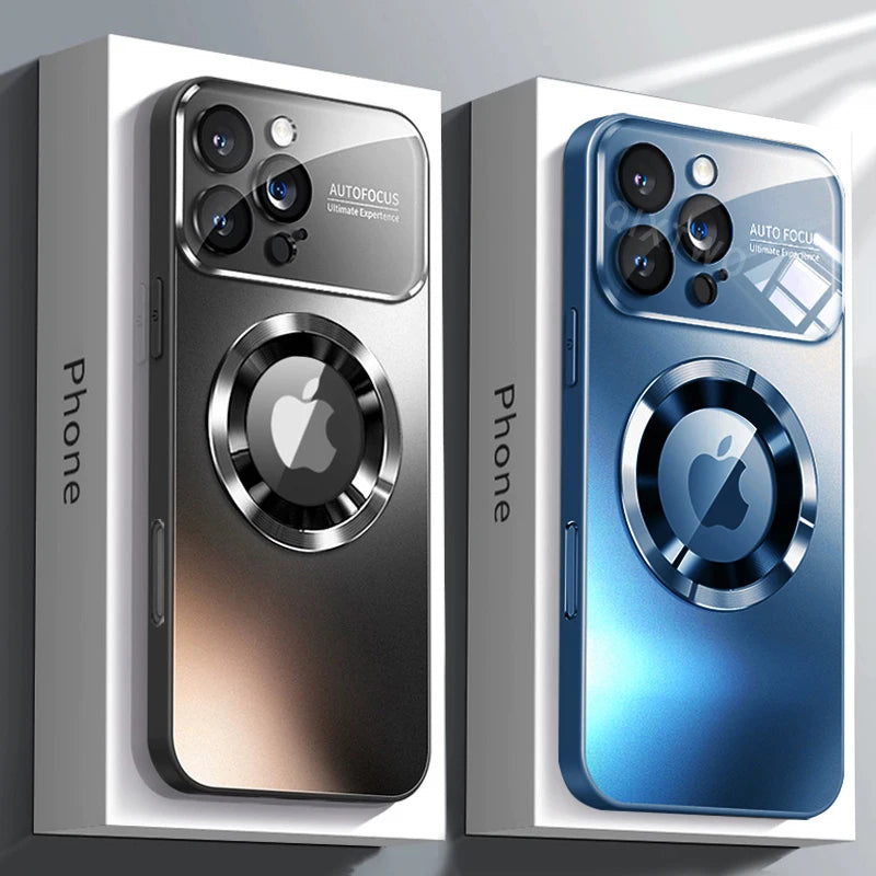 Home Sweet Home MagSafe iPhone case with glass camera protection, slim design, and durable material for secure phone coverage.