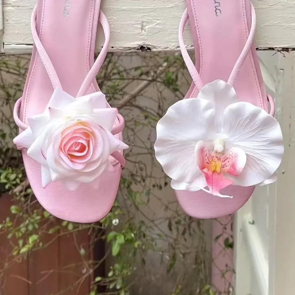 Butterfly & Orchid Flower Shoe Charms | Decorative Shoe Buckles