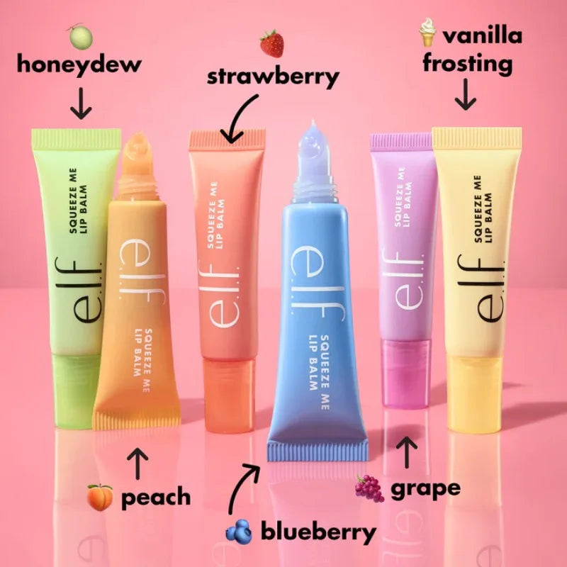 e.l.f. Fruit Flavour Lip Gloss & Power Grip Primer Hydrating Moisturising Lip Colour