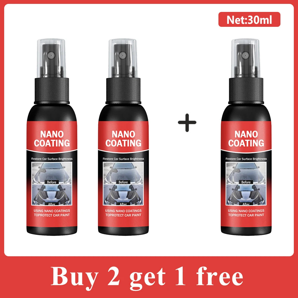 Graphene Nano Ceramic Car Coating Kit — High Gloss Paint Protection, Long-Lasting Shine