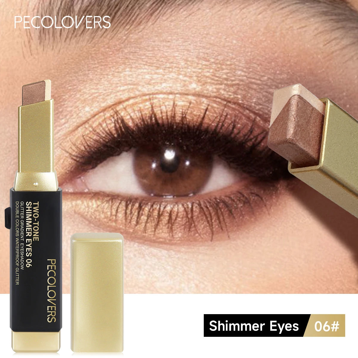 Double Colour Eyeshadow Stick Glitter Highlight Shadow Stick