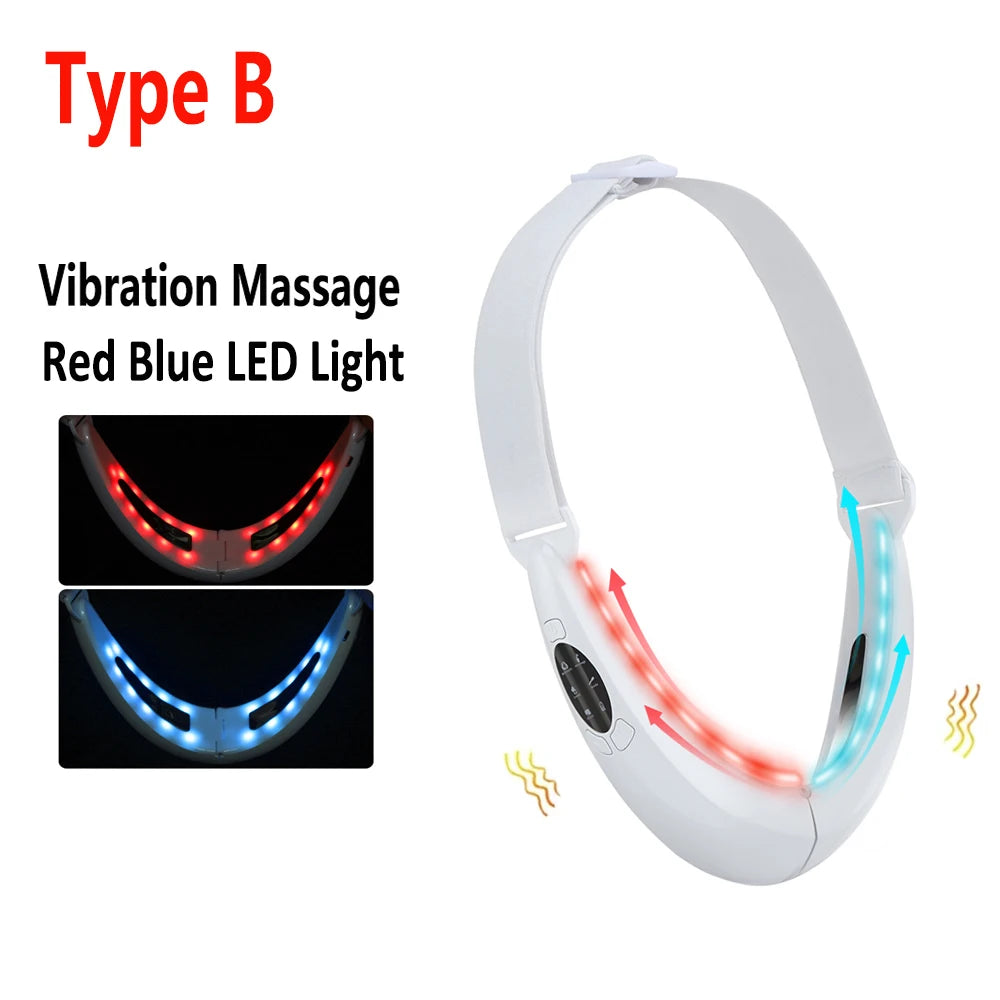 EMS V-Face Lifting Beauty Device — 6 Modes, 8 Levels, Micro-Current Facial Massager