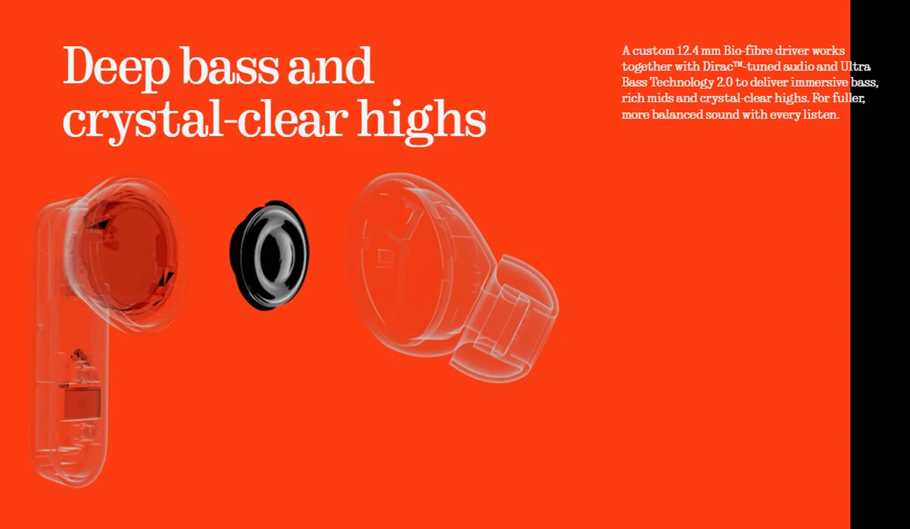 Home Sweet Home CMF Buds 2a wireless earbuds with sleek design and compact charging case, shown on a clean background.