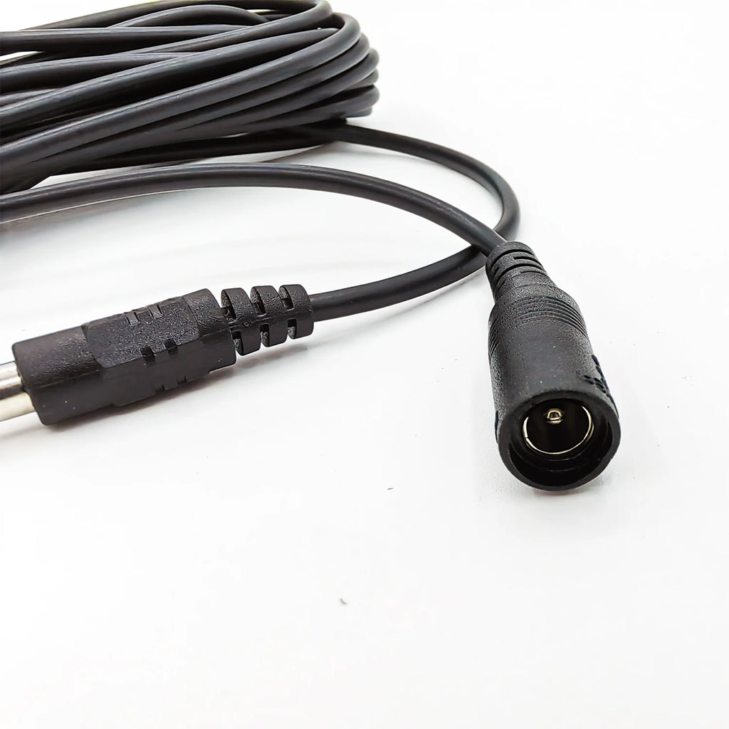 DC 12V Power Extension Cable – 5.5mm x 2.1mm Male to Female Connector (5m / 10m)