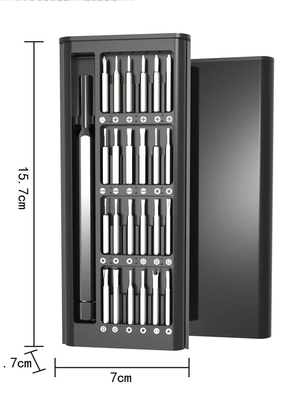 24-in-1 Magnetic Screwdriver Set — Precision Kit for Electronics, Phone & PC Repair