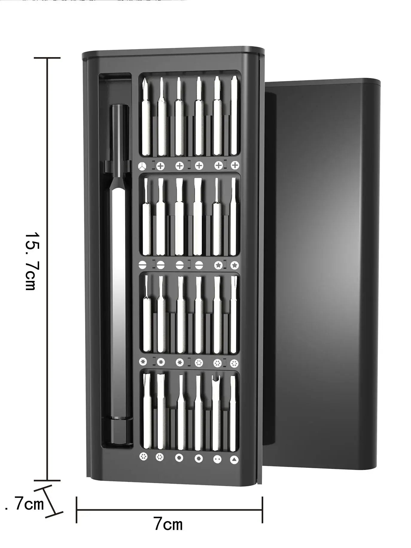 24-in-1 Magnetic Screwdriver Set — Precision Kit for Electronics, Phone & PC Repair