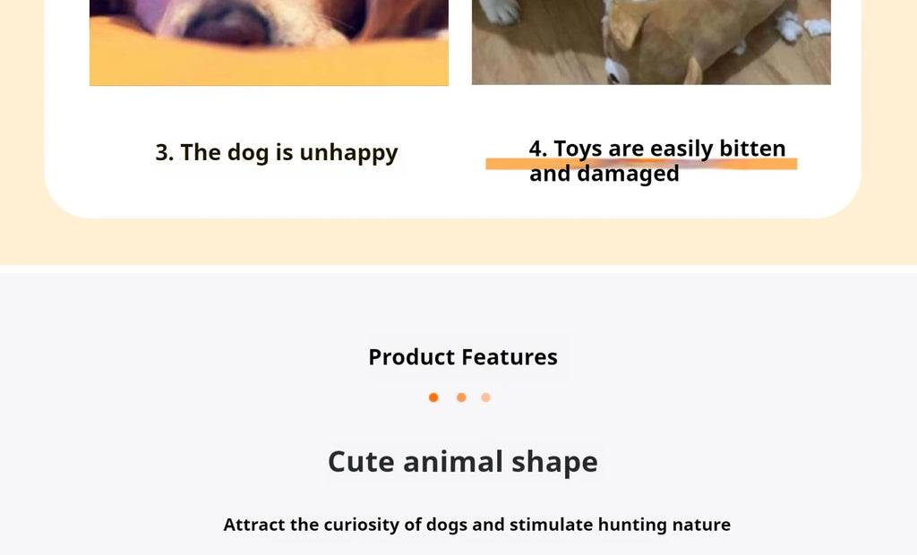 Squeaky Plush Dog Chew Toy – Elephant, Duck & Piglet Designs | Fleece Pet Toy