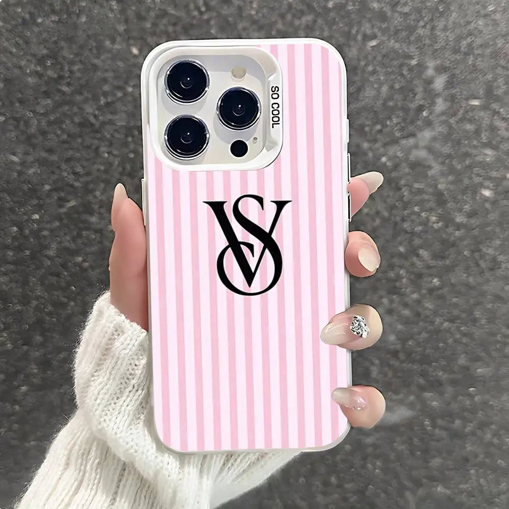 Victoria's Secret Inspired Slim Shockproof iPhone Case | iPhone 11–17 Pro Max