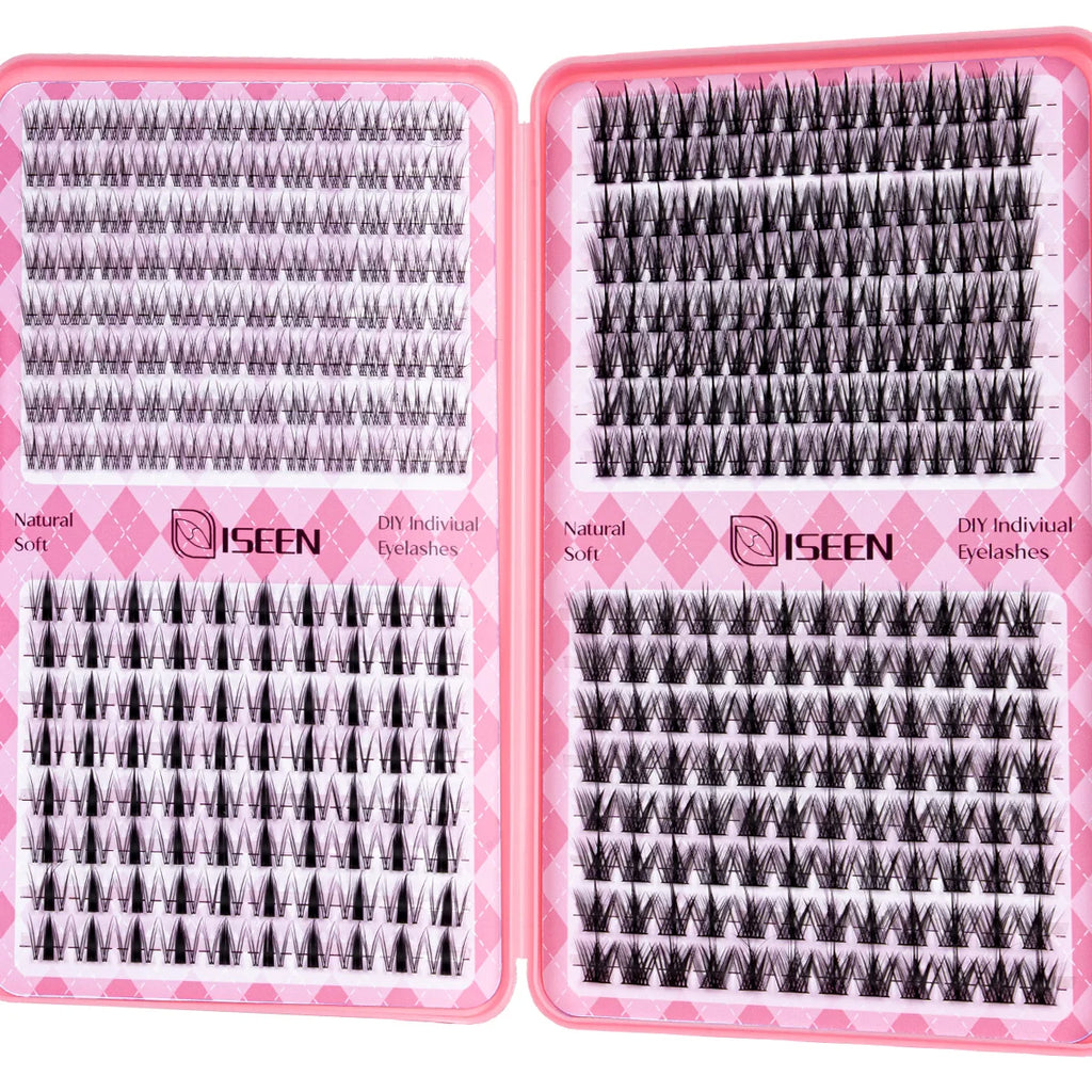 DIY Eyelash Extension Kit — Cluster Lashes with Glue