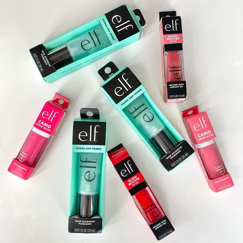 e.l.f. Fruit Flavour Lip Gloss & Power Grip Primer Hydrating Moisturising Lip Colour