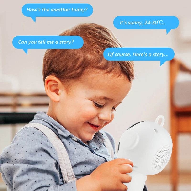 Home Sweet Home Smart AI Robot with voice interaction, educational features, ChatGPT, and multilingual support in 61 languages.