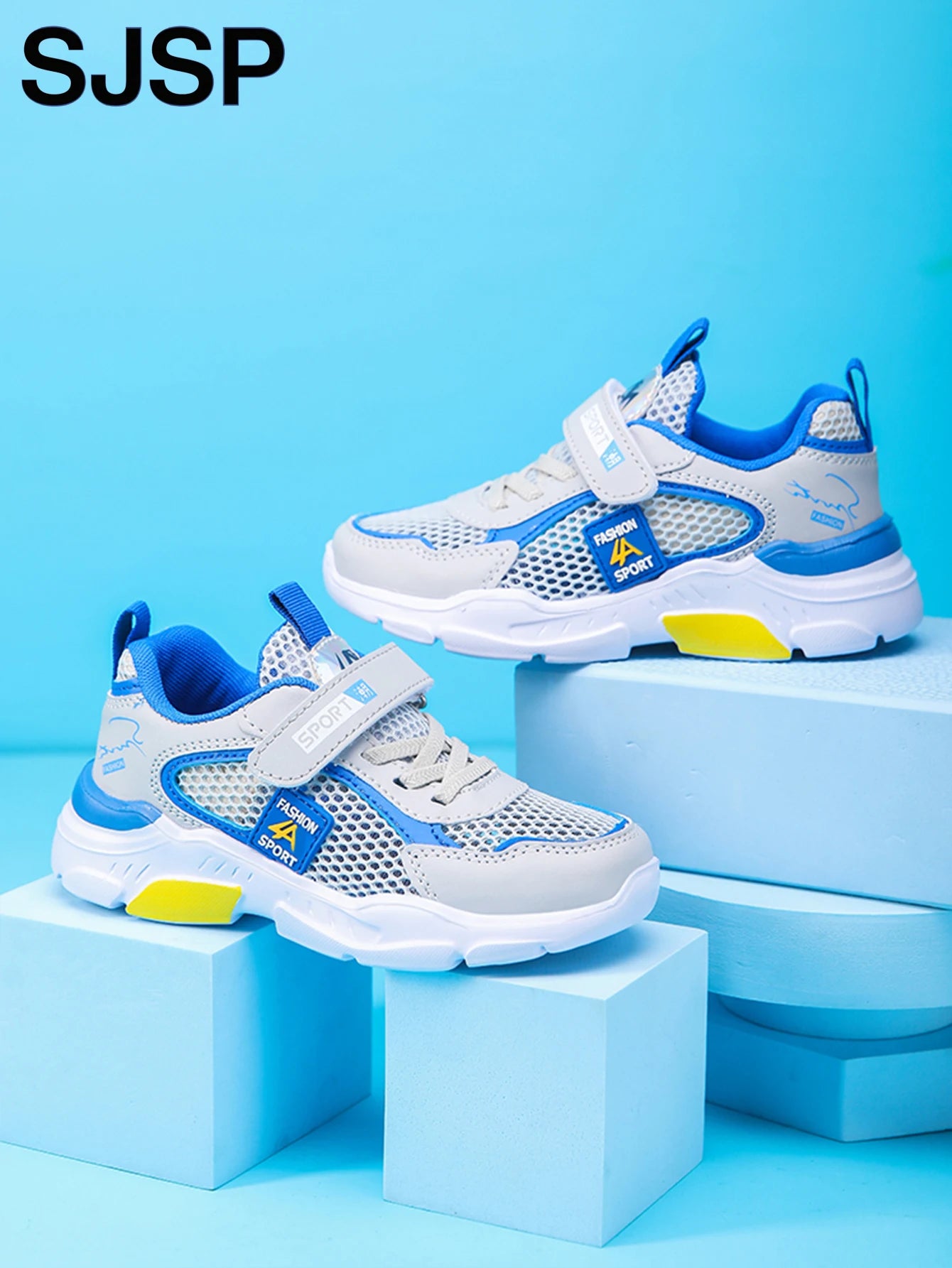 Boys Breathable Mesh Trainers – Lightweight Summer Sport Shoes for Kids