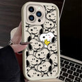 Cute Anime Puppy Silicone iPhone Case | Compatible with iPhone 7–17 Series