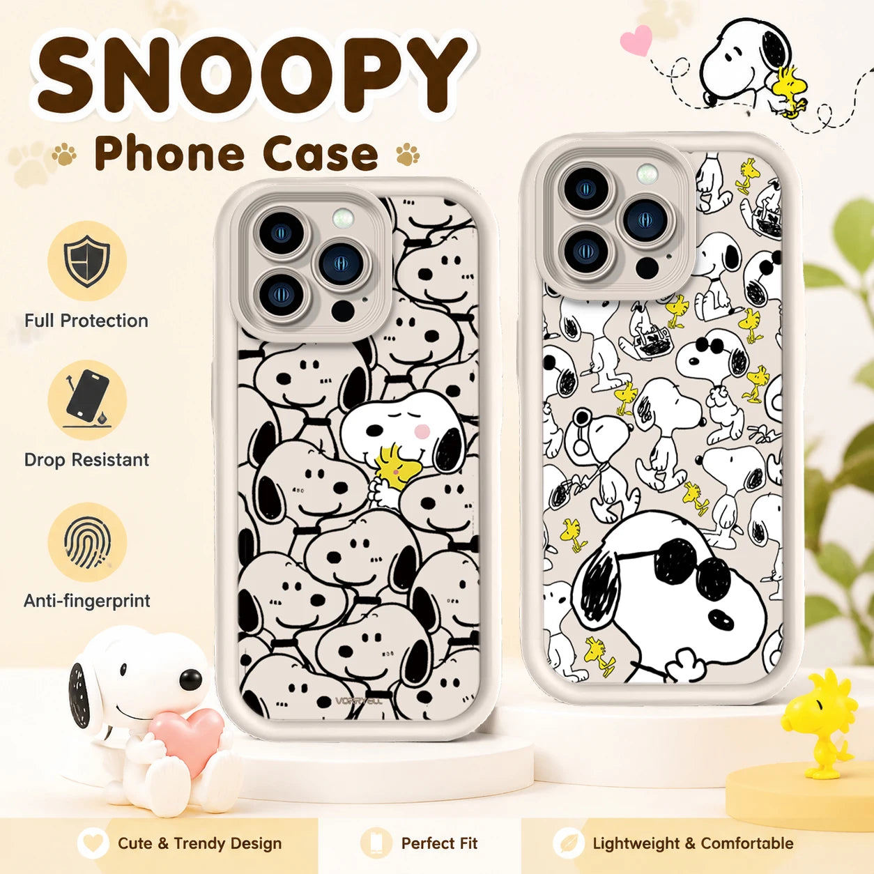 Cute Anime Puppy Silicone iPhone Case | Compatible with iPhone 7–17 Series